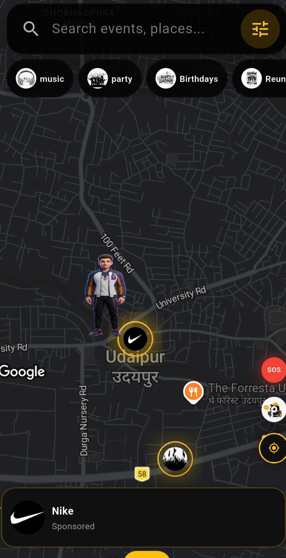Pangwyn event map