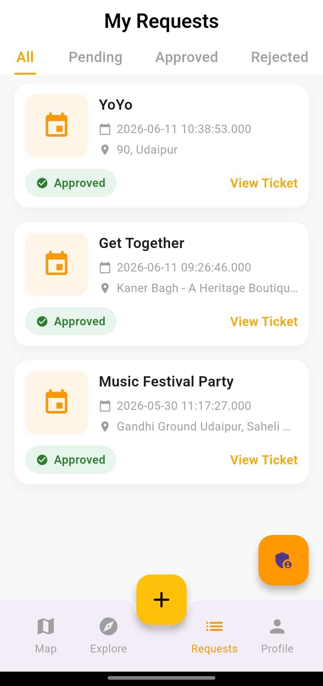 Request & approve